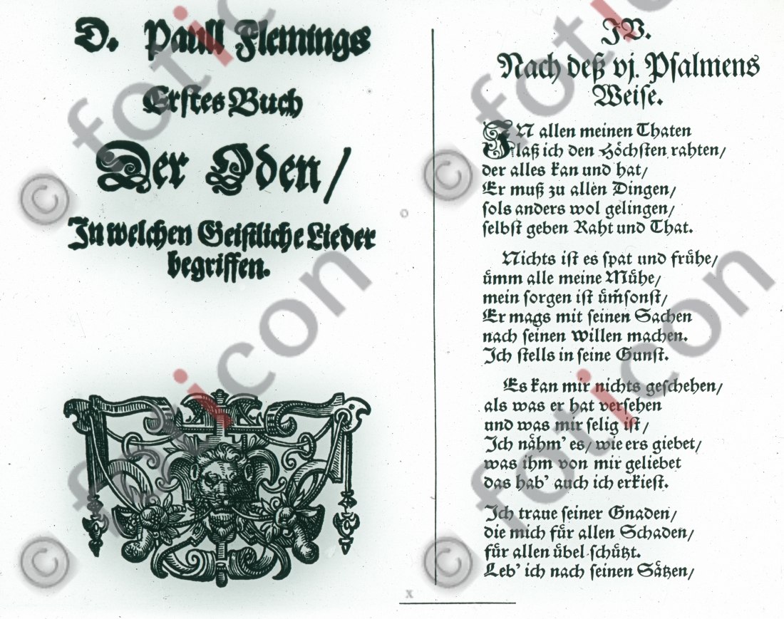 Kirchenlied "Der Oden" von Paul Fleming | Hymn "Der Oden" by Paul Fleming (simon-156-009.jpg)